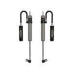 ICON RXT 2.5 Series rear shocks with remote reservoirs and billet aluminum manifolds for 2007-2021 Toyota Tundra.