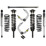 ICON Stage 2 suspension kit with front coilovers, Delta Joint upper control arms, and rear 2.0 shocks.