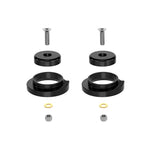 ICON 56110 Rear Coil Spring Conversion Kit featuring billet aluminum bump stop spacers and polyurethane isolators