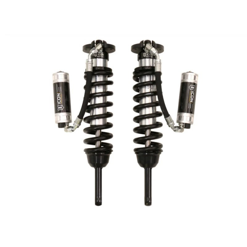 ICON V.S. 2.5 Series remote reservoir coilover with CDCV adjustment knob and CAD plated shock body.