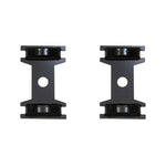 ICON 65501 semi-gloss black powder coated steel U-bolt plate kit for 2011-2025 Ford F-250 and F-350 Super Duty trucks.