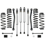 ICON Stage 2 2.5-inch suspension system for Jeep Wrangler JL including shocks, springs, and tubular lower links.
