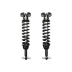 ICON Vehicle Dynamics 2.5 Series V.S. internal reservoir coilover shocks with silver springs and CAD plated bodies.
