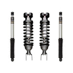 ICON Stage 1 suspension system for Ram 1500 with front coilovers and 2.0 Aluminum Series rear shocks.