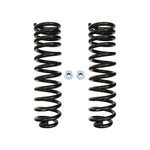 ICON 2.5 inch dual rate front coil springs and caster correction cams for 2020-2022 Ford Super Duty trucks.