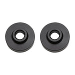 ICON Vehicle Dynamics black anodized billet aluminum 1.38-inch rear coil spacers for 2020-2023 Jeep Gladiator JT.