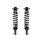 ICON 2.5 Series VS IR front coilover shocks with Eibach springs and silver CAD plated bodies for 2021-2025 F-150.