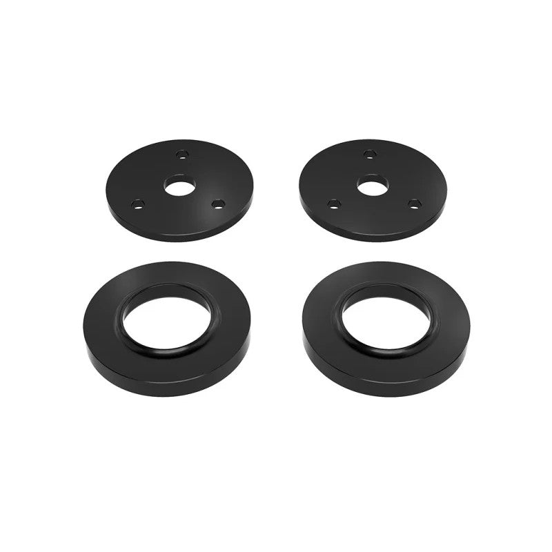 ICON black anodized CNC machined billet aluminum modular lift spacers for 2021-2025 Ram 1500 TRX and RHO