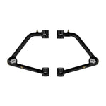 ICON black powder-coated tubular upper control arms with Delta Joint PRO for 2023-2024 Colorado and Canyon