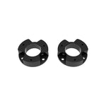 Black anodized CNC machined 6061 billet aluminum front coilover spacers for 2024-2025 Ford Ranger Raptor.