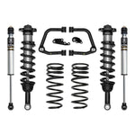ICON Stage 2 suspension kit for Lexus GX550 featuring coilovers, tubular upper control arms, and rear shocks.
