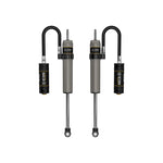 ICON V.S. 2.5 Aluminum Series rear remote reservoir shock with hard-anodized cylinder and 7/8-inch chrome shaft.