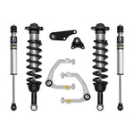 ICON Stage 2 suspension system featuring 2.5 Series coilovers and billet aluminum upper control arms for 2024-2025 Tacoma.