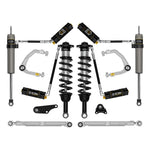 ICON Stage 8 billet suspension system including CDCV remote reservoir coilovers and billet UCAs for 2024-2025 Toyota Tacoma.