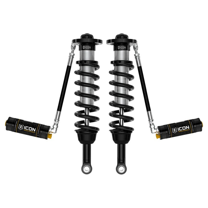 ICON Vehicle Dynamics 2.5 VS Series remote reservoir front coilovers with CDCV adjustment for 2024-2025 Toyota Tacoma