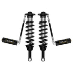 ICON V.S. 2.5 Series remote reservoir front coilover shocks with CAD plated bodies for 2024-2025 Toyota Tacoma