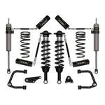 ICON Stage 4 suspension kit for 2024-2025 Tacoma featuring remote reservoir coilovers and tubular upper control arms.