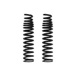 Pair of ICON Vehicle Dynamics semi-gloss black powder coated heavy rate rear coil springs for 2021-2023 Ford Bronco.