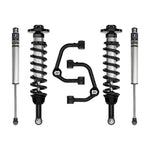 ICON Stage 1 suspension system including adjustable coilovers, tubular UCAs with Delta Joint PRO, and rear IFP shocks.