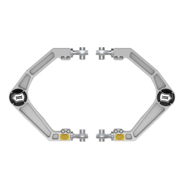 ICON Billet Upper Control Arms for 2021-2025 Ram 1500 TRX and RHO with Delta Joint PRO and FK Rod Ends