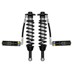 ICON V.S. Series 2.5 Remote Reservoir CDXS Coilovers with dual-speed adjusters for 2021-2025 Ford F-150 4WD.