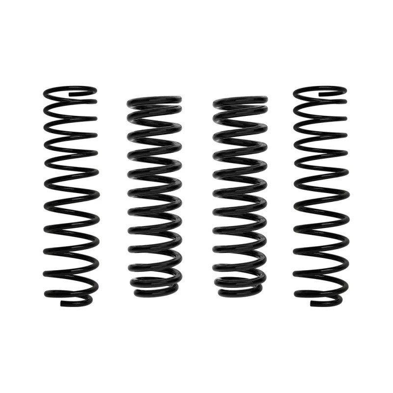 ICON K93171 Stage 1 suspension lift kit featuring front linear and rear triple-rate coil springs for Gen 3 Ford Raptor.