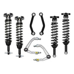 ICON Stage 2 suspension system including 2.5 Series coilovers, billet upper control arms, and rear toe links.