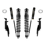 ICON V.S. 2.5 Series rear remote reservoir coilovers with CDEV and triple-rate springs for 2021-2023 Ford Bronco.
