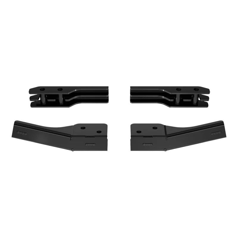 ICON 2021-2023 Ford Bronco high clearance crash bar kit in semi-gloss black powder coated 3/16 inch steel.