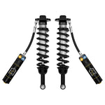 ICON V.S. 2.5 Series front coilover shocks with remote reservoirs and CDXS adjustment knobs for 2022-2025 Toyota Tundra.
