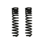 ICON black semi-gloss powder coated 4.5 inch lift dual-rate front coil springs for 2023-2025 Ford Super Duty Diesel.