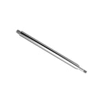Chrome plated ICON 7/8 inch diameter shock shaft featuring 13.25 inch length and 9 inch travel for shock rebuilds.