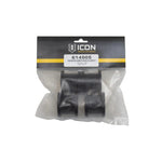 ICON Vehicle Dynamics 614505 replacement polyurethane bushings and steel sleeves for upper control arm kits.