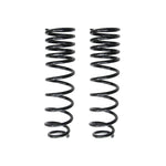 Pair of black ICON front dual-rate coil springs for 1991-1997 Toyota Land Cruiser 80 Series.