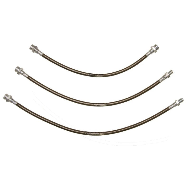 ICON Vehicle Dynamics 53009 Brake Line Kit for 1991-1997 Toyota Land Cruiser with fittings.