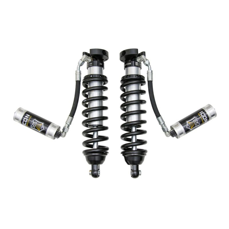 ICON VS 2.5 Series remote reservoir coilover with CDCV adjustment knob for 1995-2004 Toyota Tacoma