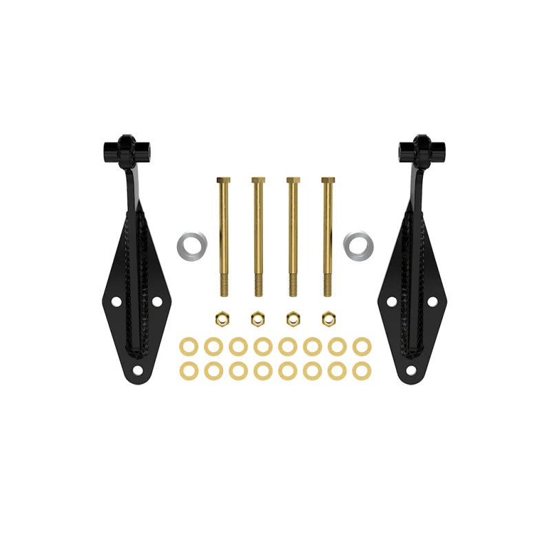 ICON 39010 Dual Shock Mount Kit for 1999-2005 Ford F-250/F-350 Super Duty and Excursion front suspension.