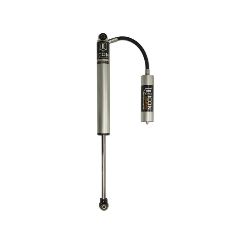 ICON V.S. 2.0 Aluminum Series nitrogen-charged front monotube shock with remote reservoir and 5/8 inch chrome shaft