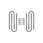 Four heavy-duty ICON 17in steel rear U-bolts with nuts and washers for 1999-2010 Ford Super Duty trucks.