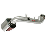 Polished Injen SP Series short ram intake for 2006-2012 Mitsubishi Eclipse with red SuperNano-Web dry air filter