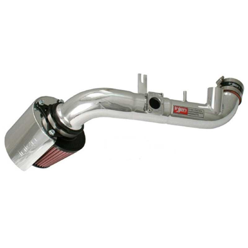 Polished Injen SP Series short ram intake for 2006-2012 Mitsubishi Eclipse with red SuperNano-Web dry air filter