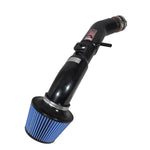 Black powder-coated Injen SP series short ram intake with a blue SuperNano-Web dry air filter for 2006-2020 Lexus IS350.