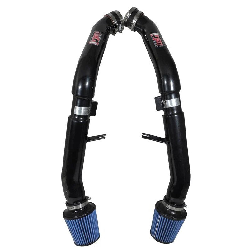 Injen SP Series dual black aluminum cold air intake system with dry air filters for 2007-2013 Infiniti G35 and G37.