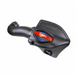 Injen Evolution series cold air intake system featuring a black roto-molded XLPE housing and SuperNano-Web dry filter.