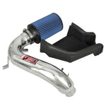 Injen SP Series polished aluminum short ram intake tube with dry filter and black heat shield for Fiat 500 Abarth