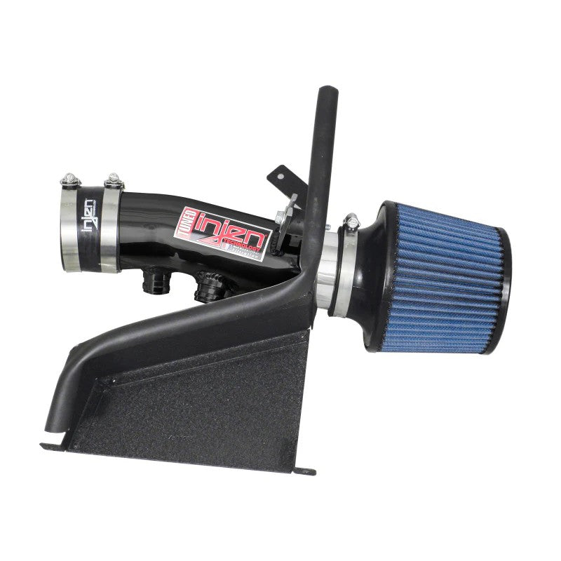 Black Injen SP Series Short Ram Intake with heat shield and dry filter for 2010-2012 Volkswagen 2.5L