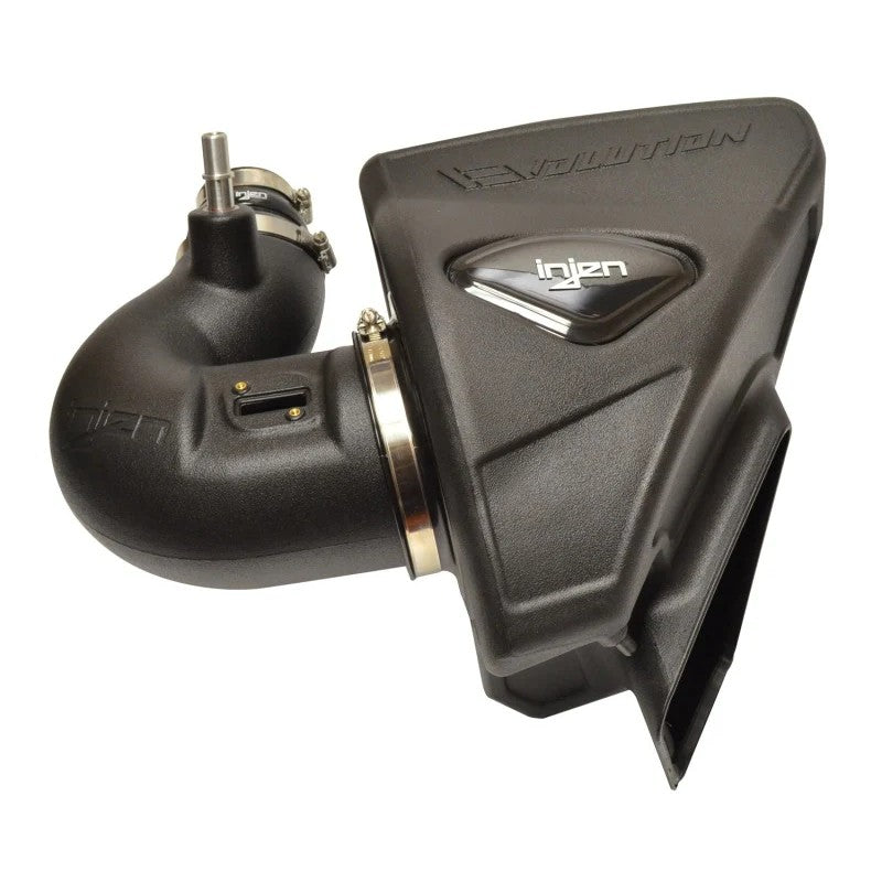 Injen Evolution sealed air intake system with black roto-molded housing and dry air filter for 2013-2019 Cadillac ATS 2.0L