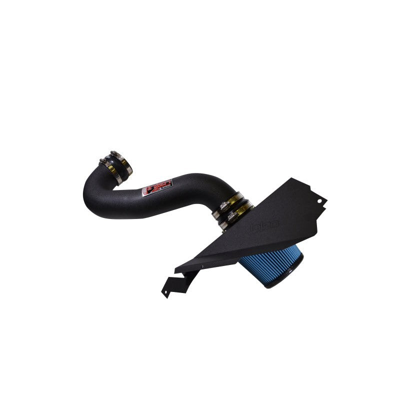 Injen Power-Flow wrinkle black aluminum intake tube with SuperNano-Web dry air filter for 5.7L HEMI engines