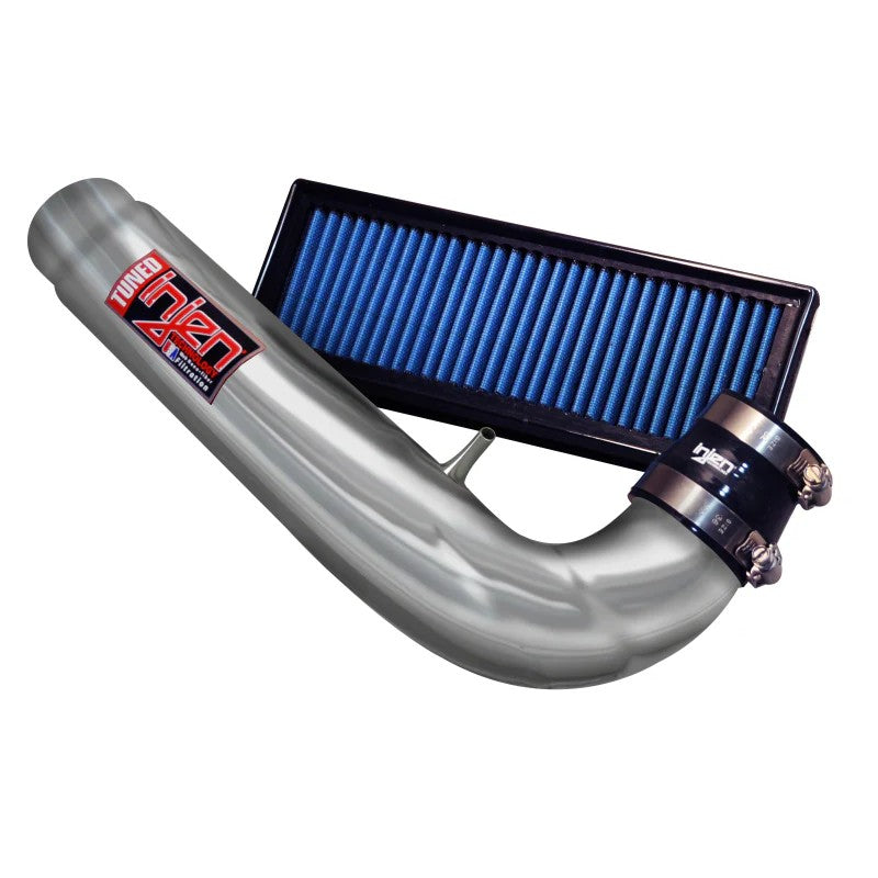 Polished Injen SP Series short ram intake with 6061-T6 aluminum tubing for 2015-2019 Fiat 500 1.4L Turbo.