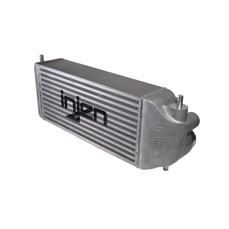 Injen TIG-welded aluminum bar and plate front mount intercooler with cast end tanks for 2015-2023 Ford F-150.